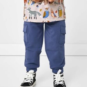 Little Sleepies Blue Joggers for Kids